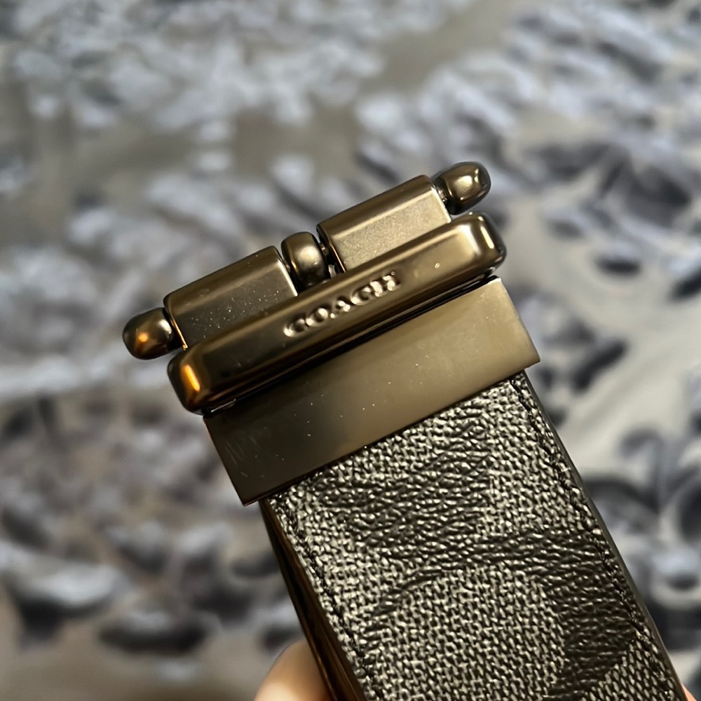 Mens coach belt